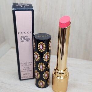 Gucci Rouge de Beauté Brillant Lipstick - Princess Narah Rose #412